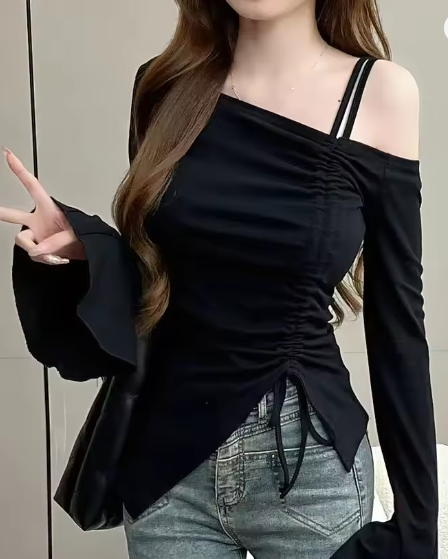 Ribbon Off Shoulder Top